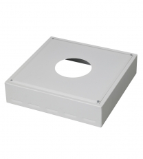 CACHE CONDUIT INOX BLANC 45 X 45 100