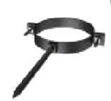 COLLIER ALU NOIR D.60MM