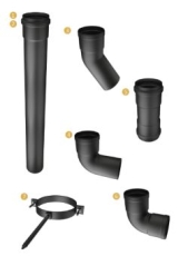 KIT DISTRIBUTION D'AIR CHAUD &Oslash;60