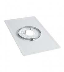 PLAQUE DE PROPRETE INOX BLANCHE 300 X 500 150/153