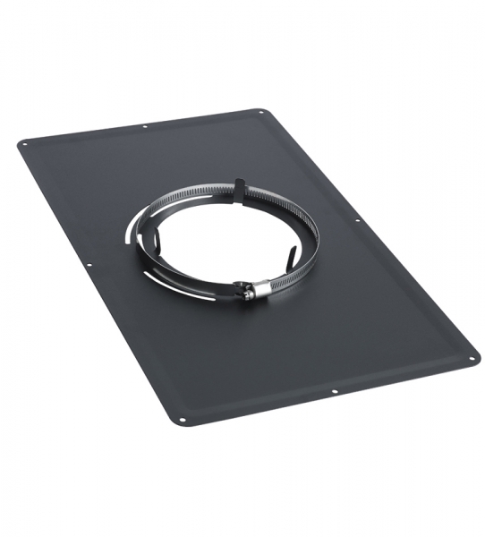 PLAQUE DE PROPRETE INOX NOIRE 300 X 500 100