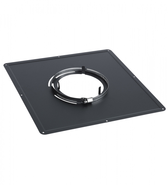 PLAQUE DE PROPRETE INOX NOIRE 300X300 100