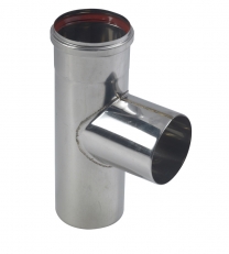 TE EQ 90° INOX 316  MF PIQUAGE M 150 AVEC JOINT SILICONE - TEN