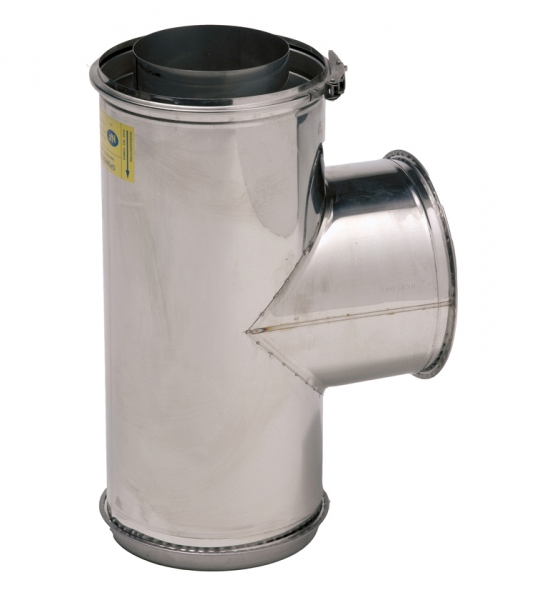 TE EQUERRE ISOLE 80/130 PIQUAGE 80F  INT 316 EXT 304+BRIDE