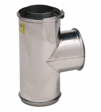 TE EQUERRE ISOLE 80/130 PIQUAGE 80F  INT 316 EXT 304+BRIDE